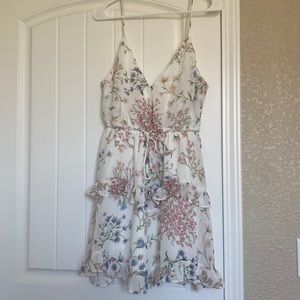 Saints + Secrets Mini Floral Tiered Dress